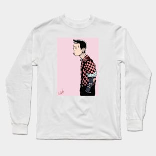 Punk Tattoo Skater Guy Long Sleeve T-Shirt